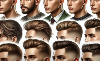 "A collage of stylish men's haircuts showcasing the top 15 best haircuts for guys with straight hair. The image features various trendy styles, including undercuts, fades, and textured looks, perfect for different face shapes and personal styles."